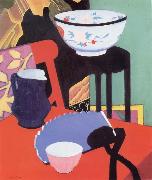 Francis Campbell Boileau Cadell The Blue Fan France oil painting artist